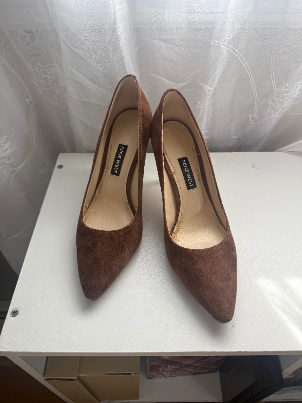 Brown Pointed Toe Pump